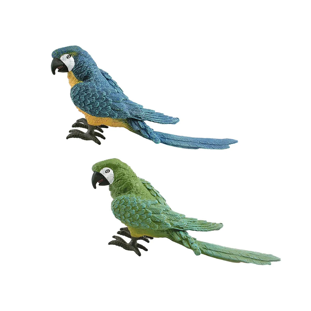 Artificial Parrot Model Bird Ornaments Cute Crafts Fake Parrot Decor Model for Garden Home Backyard Porch Indoor Outdoor Zpaxo