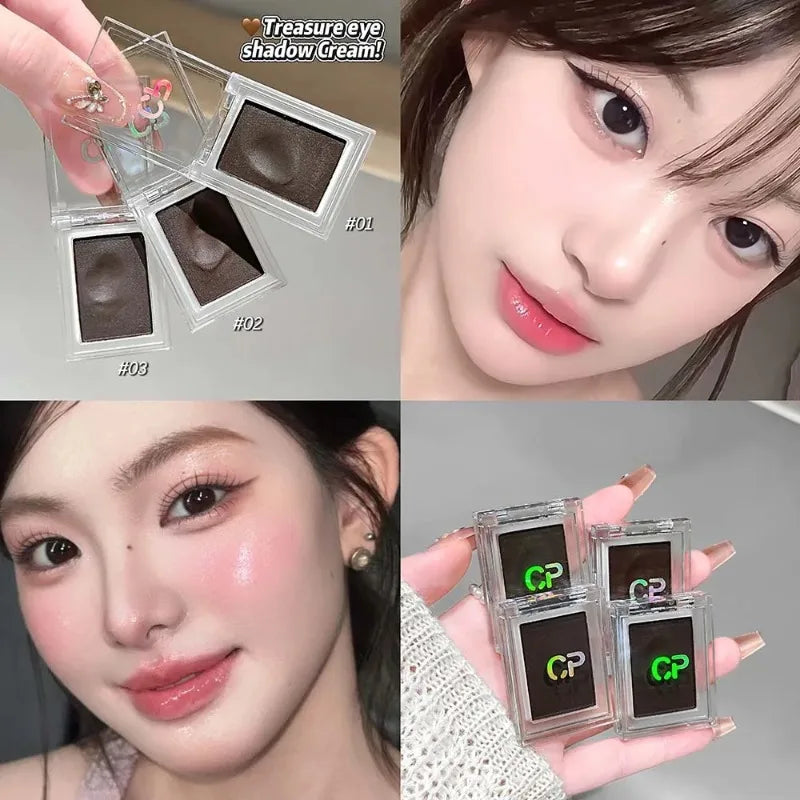 Dark Red Brown Eyeshadow Multifunctional Makeup Palette Silky Matte
