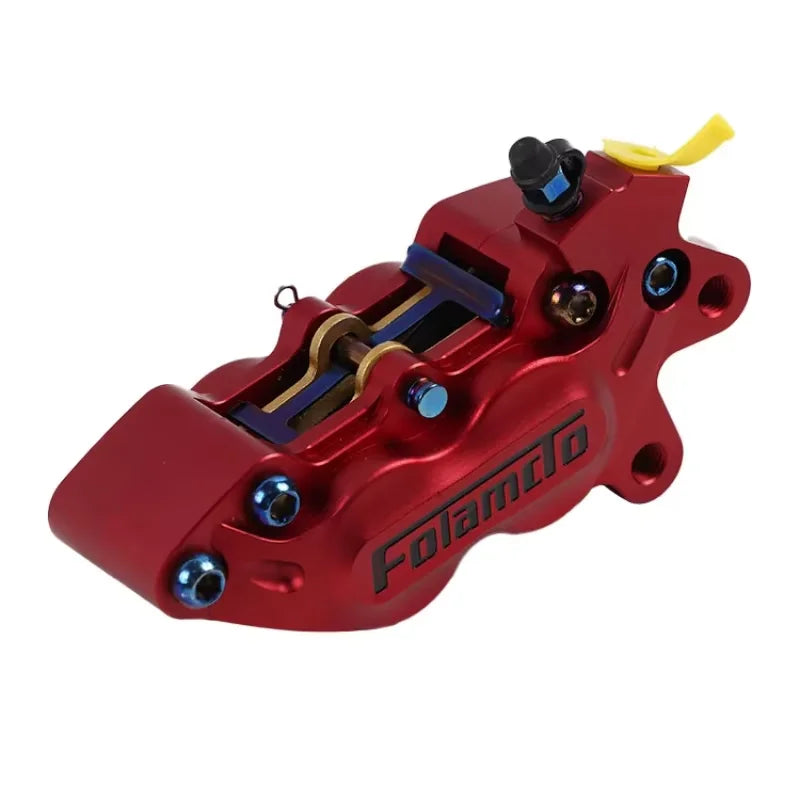 4-Piston CNC Disc Brake Caliper for Electric Motorcycles