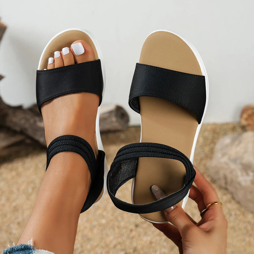 Summer Women Sandals 2025 New Platform Sandals Women Trend Open Toe Wedge Shoes Ladies Lightweight Casual Shoes Zapatillas Muje Zpaxo