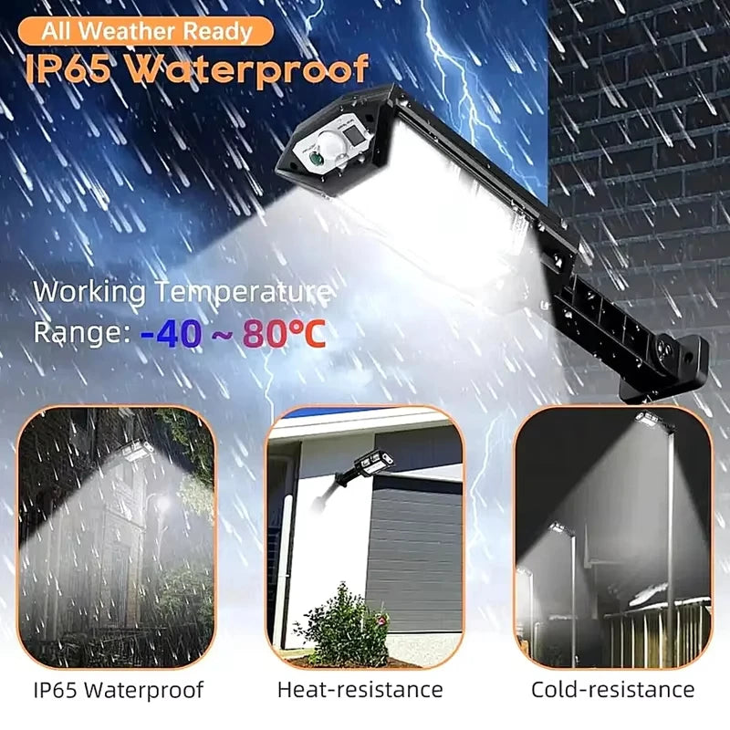Solar Powered Wall Lights Household Outdoor Waterproof LED Road Zpaxo