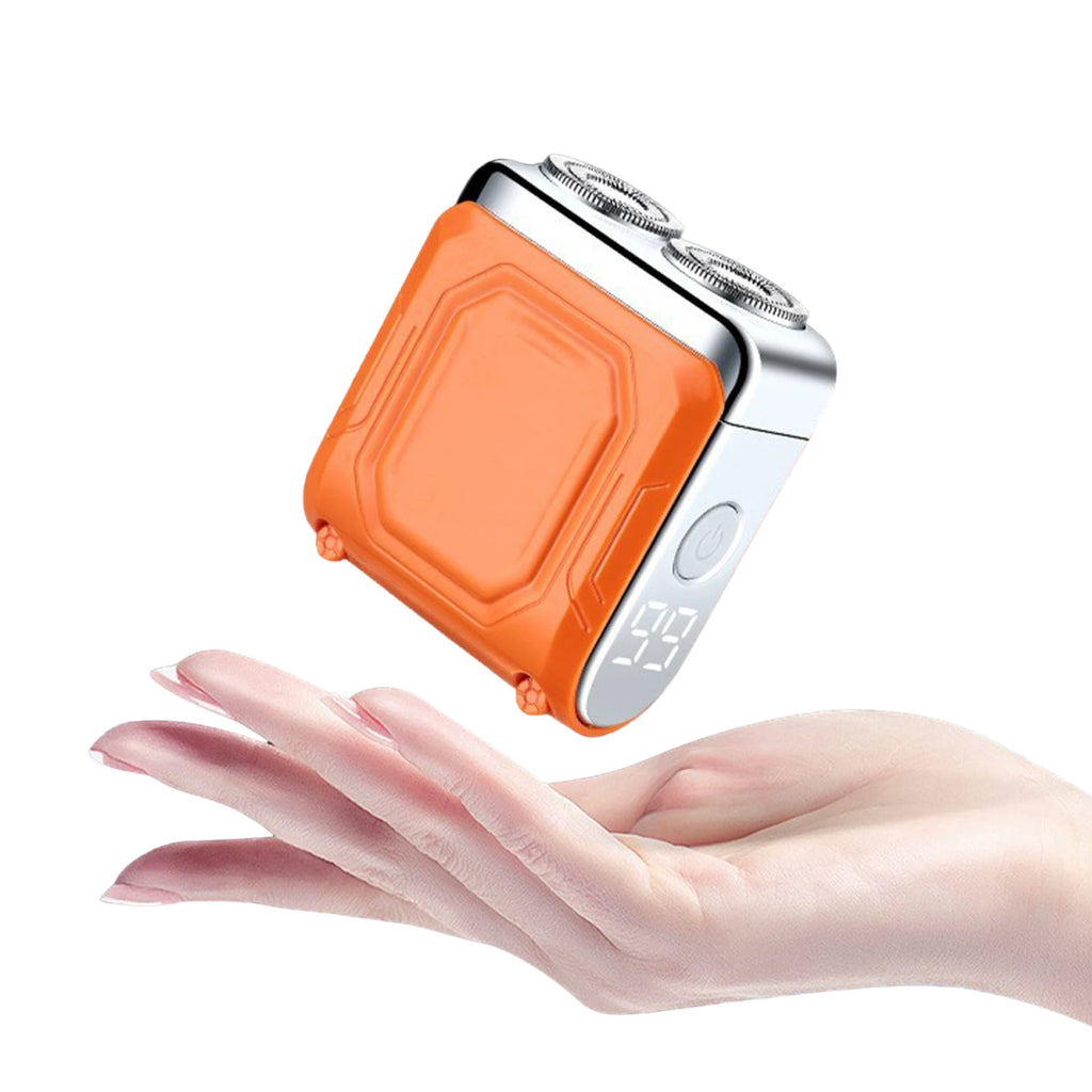 Mini Beard Shaver USB Rechargeable Electric Razor Detachable Magnetic
