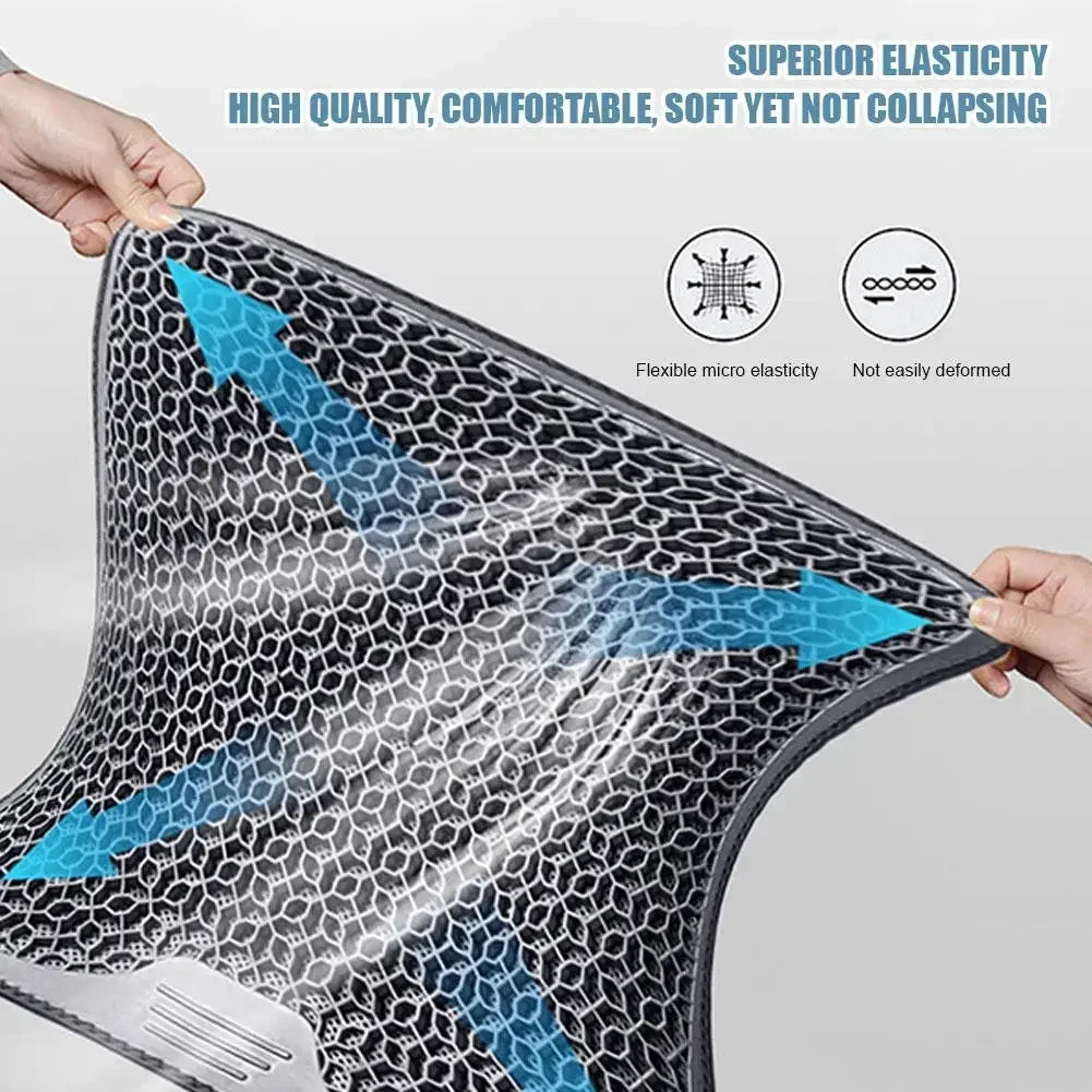 Gel-infused Car Seat Cushion Portable Breathable Comfort Long Drives