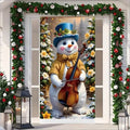 Christmas Holiday Door Cover Hanging Tapestry Year Party Decorations