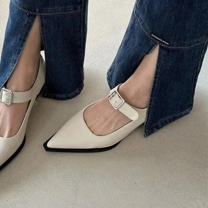 Summer Fashion Sexy Banquet Wear-resistant Comfortable Pointed Toe
