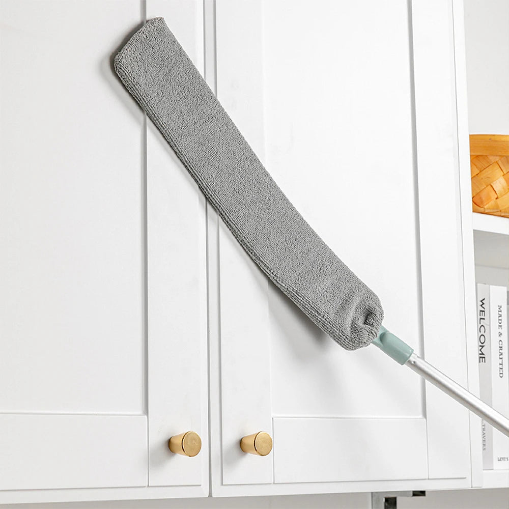 Telescopic Dust Brush with Extension Long Handle Gap Sofa Bed Furniture Bottom Dust Cleaner Household Cleaning Tools Zpaxo