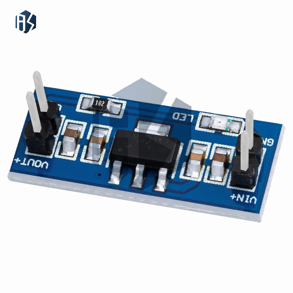 1PCS /5PCS High Quality 5V to 3.3V For DC-DC Step-Down Power Supply Buck Module AMS1117 AMS1117-3.3 LDO 800MA Zpaxo
