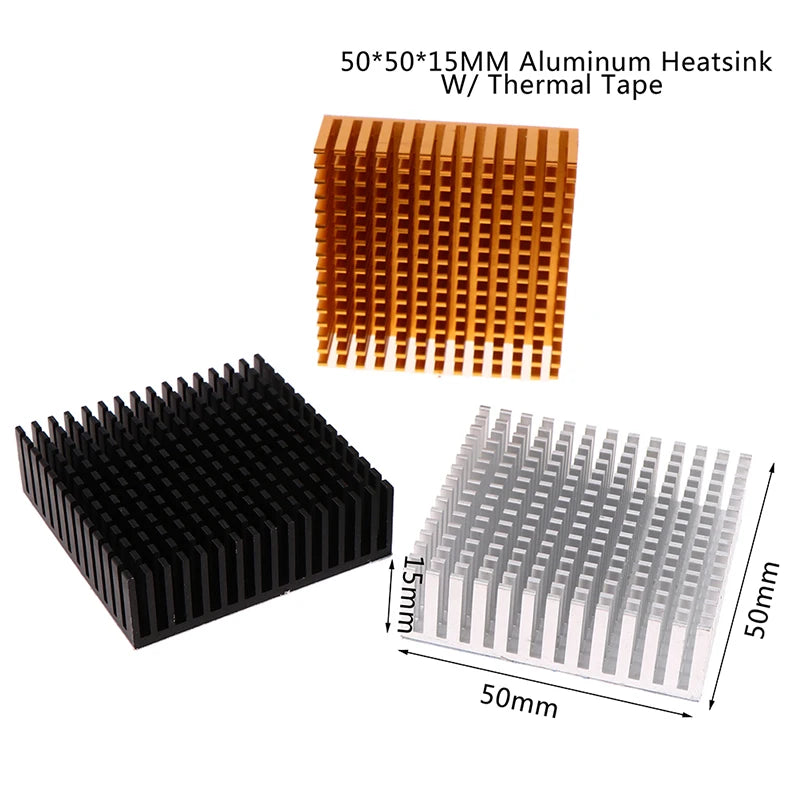 50 Aluminum Heatsink Panel Heat Sink CPU Power IC Chip Cooler Radiator
