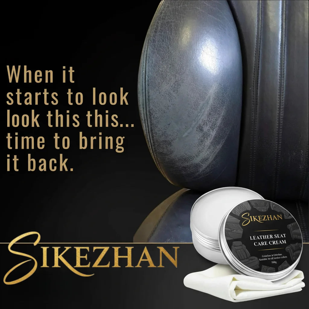Finest Quality All Natural Leather Cream - for Sofas, Car Seats, Bags, Shoes Clean, Polish and Maintain Restore Leathercraft Zpaxo
