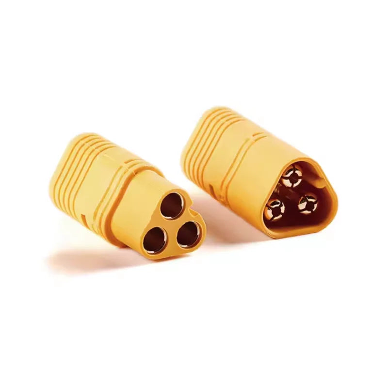 Amass MT60-M/F three pin male and three hole female model aircraft plug socket motor electric charging Zpaxo