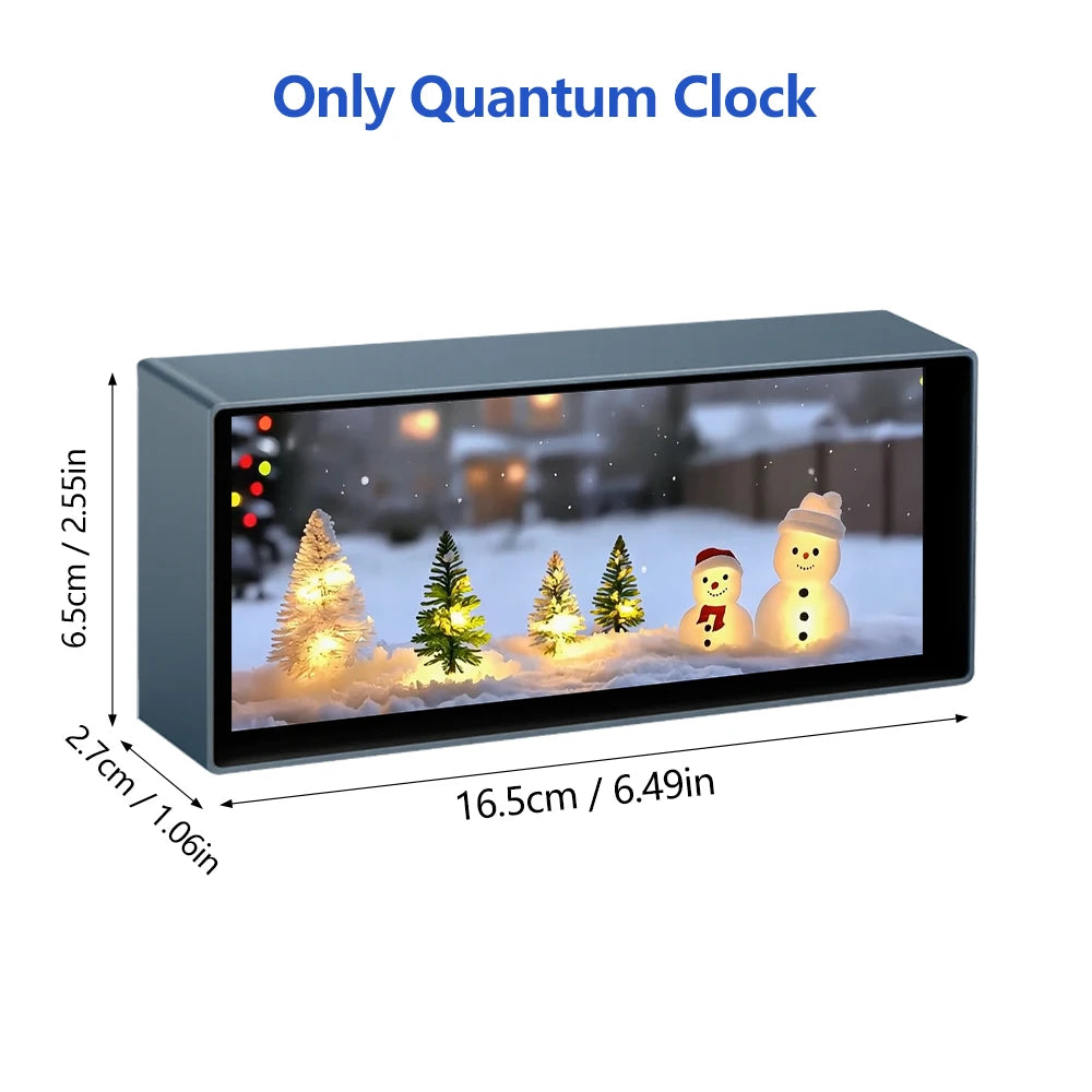 Smart Quantum Digital Clock Night Light Bluetooth App Control Zpaxo