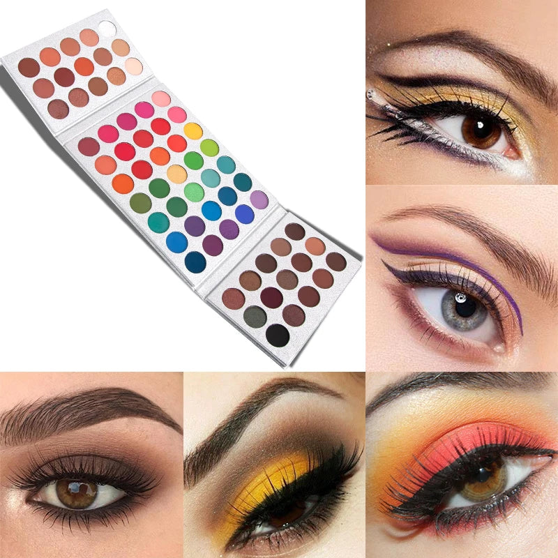 65-Color Eyeshadow Palette Makeup-high Pigmented Eye Make Up Tool Zpaxo