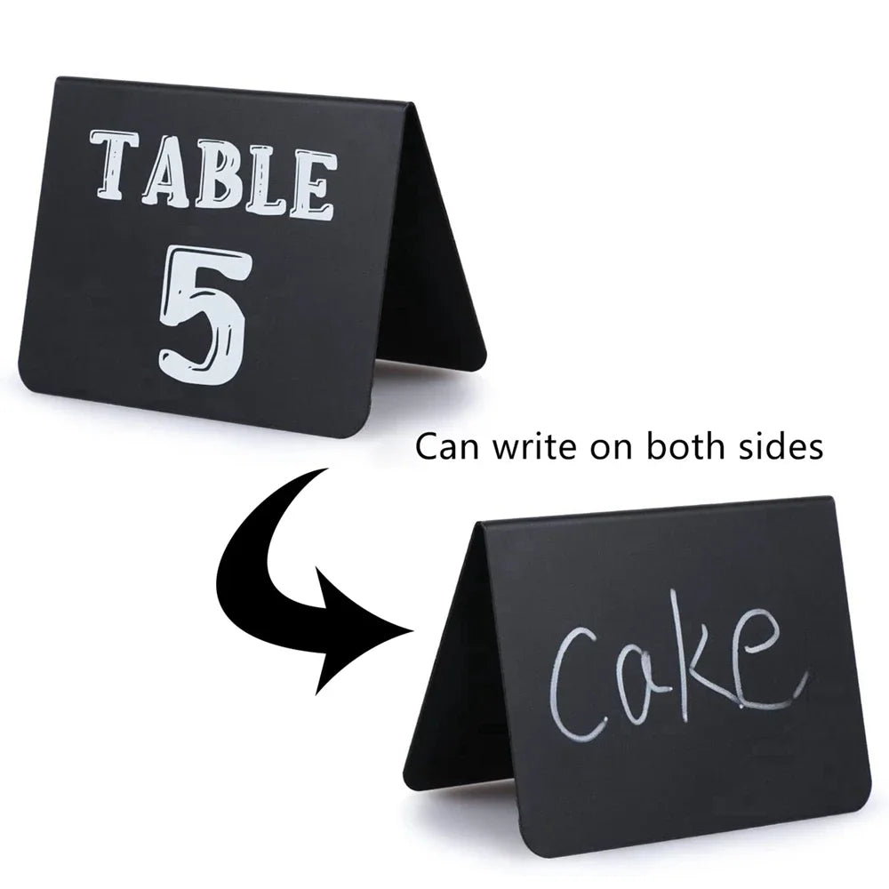 Mini Chalkboards Rectangular Blackboard Double Sided Chalkboard Zpaxo