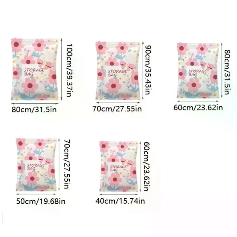 For Comforters And Blankets, Sealer Clothes Travel Packing Organizer Vacuum Storage Bag Space Saver Bags Compression Zpaxo