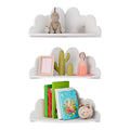 Cloud Wall Shelf 3 Wooden Corner Shelves Floating Bookshelf Kids Room