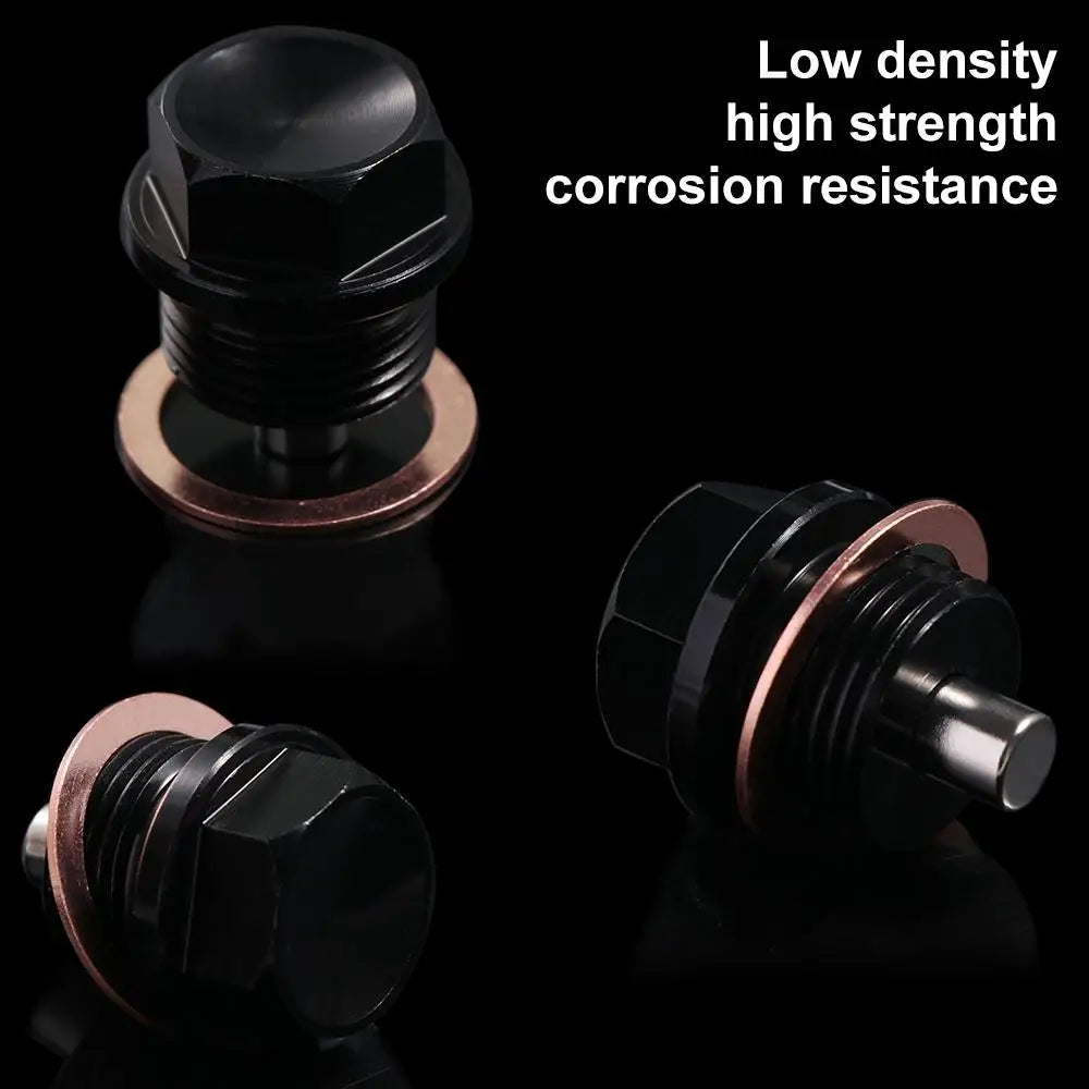 Aluminum Magnetic Oil Drain Plugs M12 M16 M20 Engine Nut Bolt Smooth Zpaxo