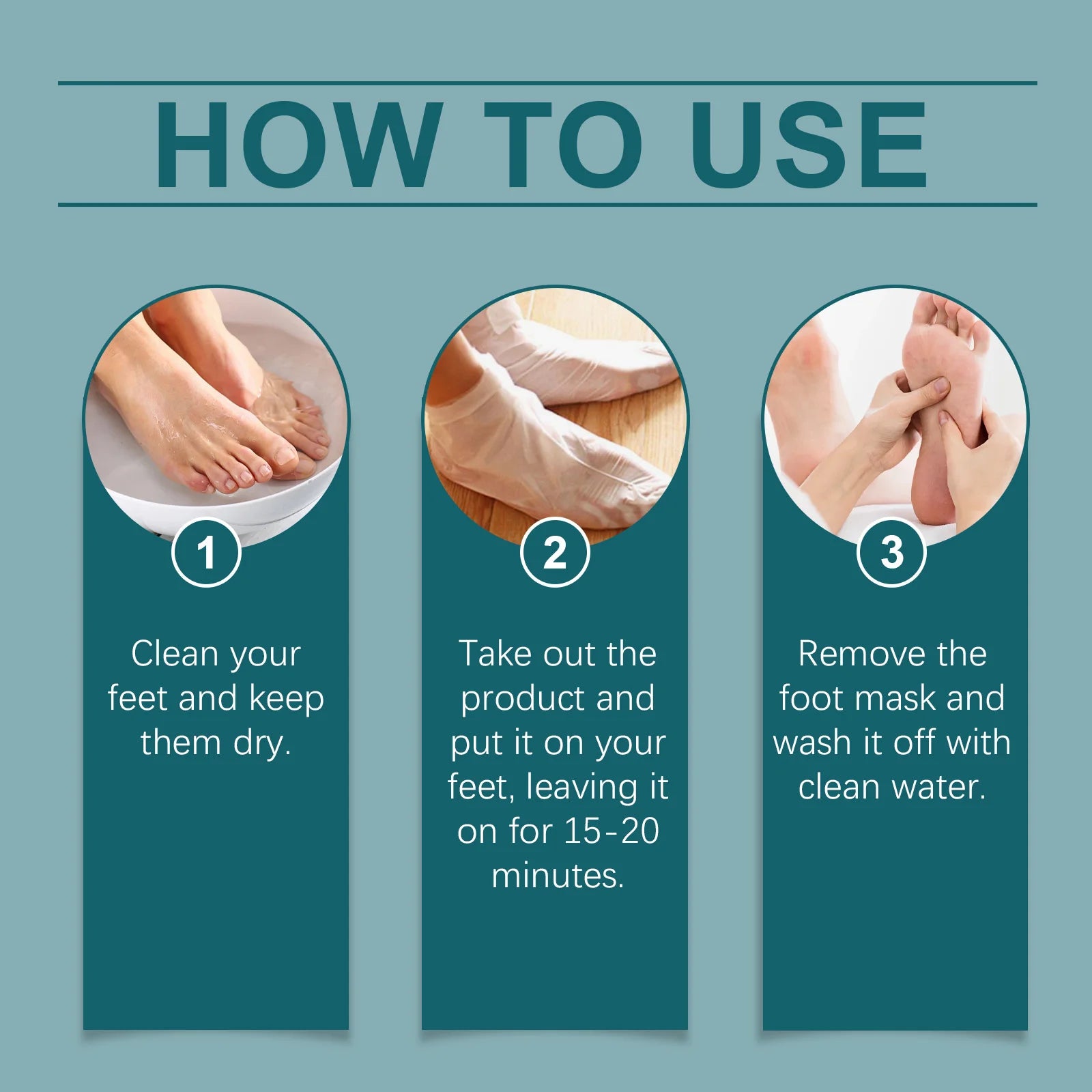 Jaysuing Exfoliating Foot Mask – Remove Dead Skin & Moisturize (5pcs) Foot Peel Mask Zpaxo