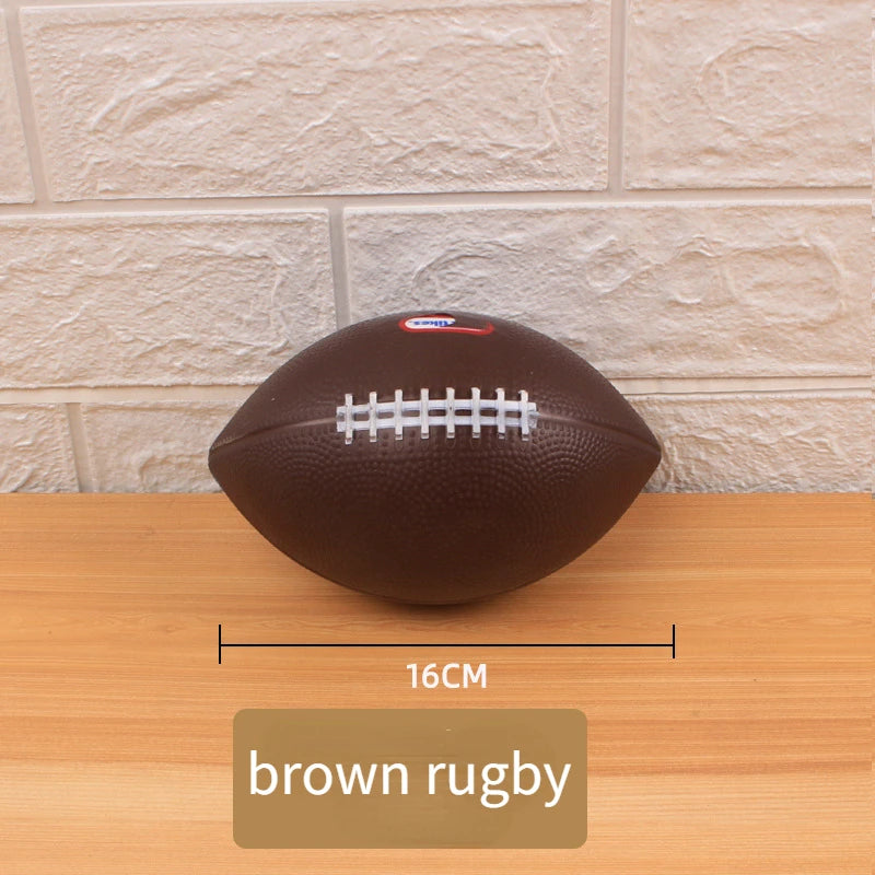 Toy Rugby Children and Teens PVC Inflatable Elastic Toy Ball Sports Sporting Goods Kindergarten Training Prizes FootballAmerican Zpaxo