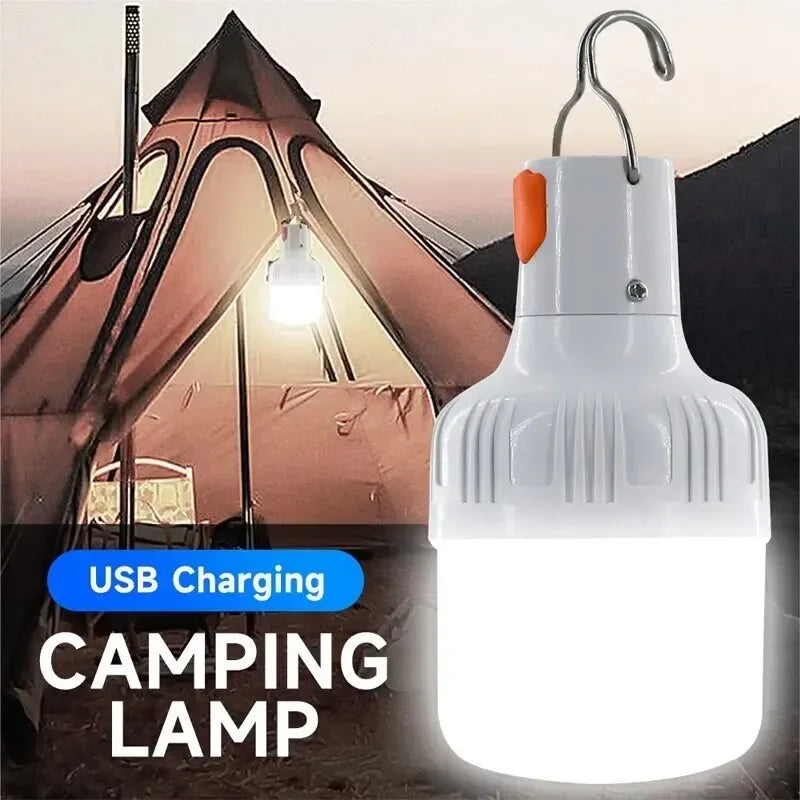 Hanging LED Rechargeable Lamp – Camping, Emergency & Outdoor