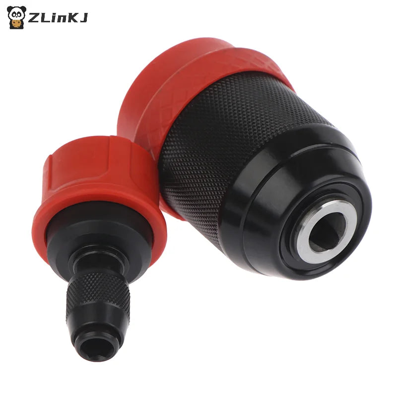 ▶1Pcs Quick-Release Drill Conversion Chuck For 6.35mm Hex Bits Compatible With Corded And Cordless Electric Drills Zpaxo