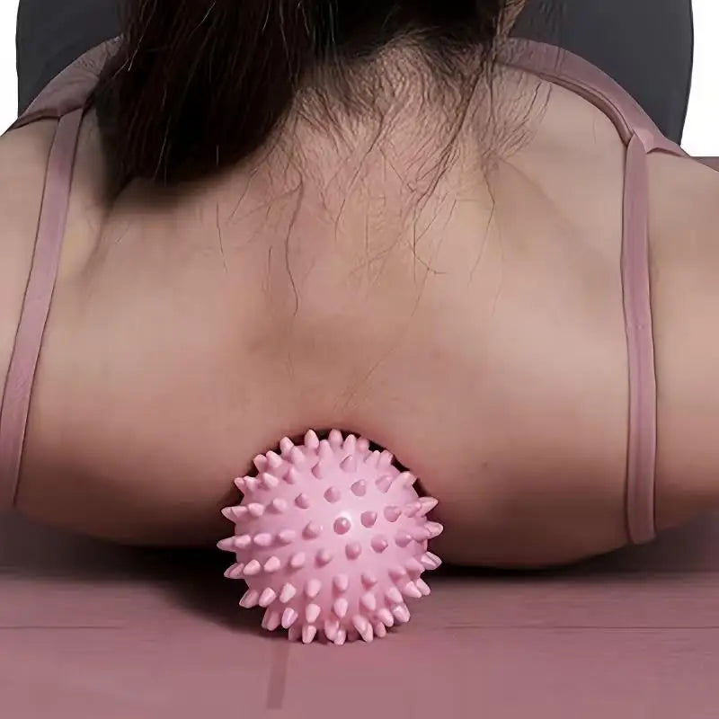 1pcs random Hedgehog Foot Massage Ball – PVC Spiky for Muscle Relaxation, Yoga & Fitness, Colorful Zpaxo
