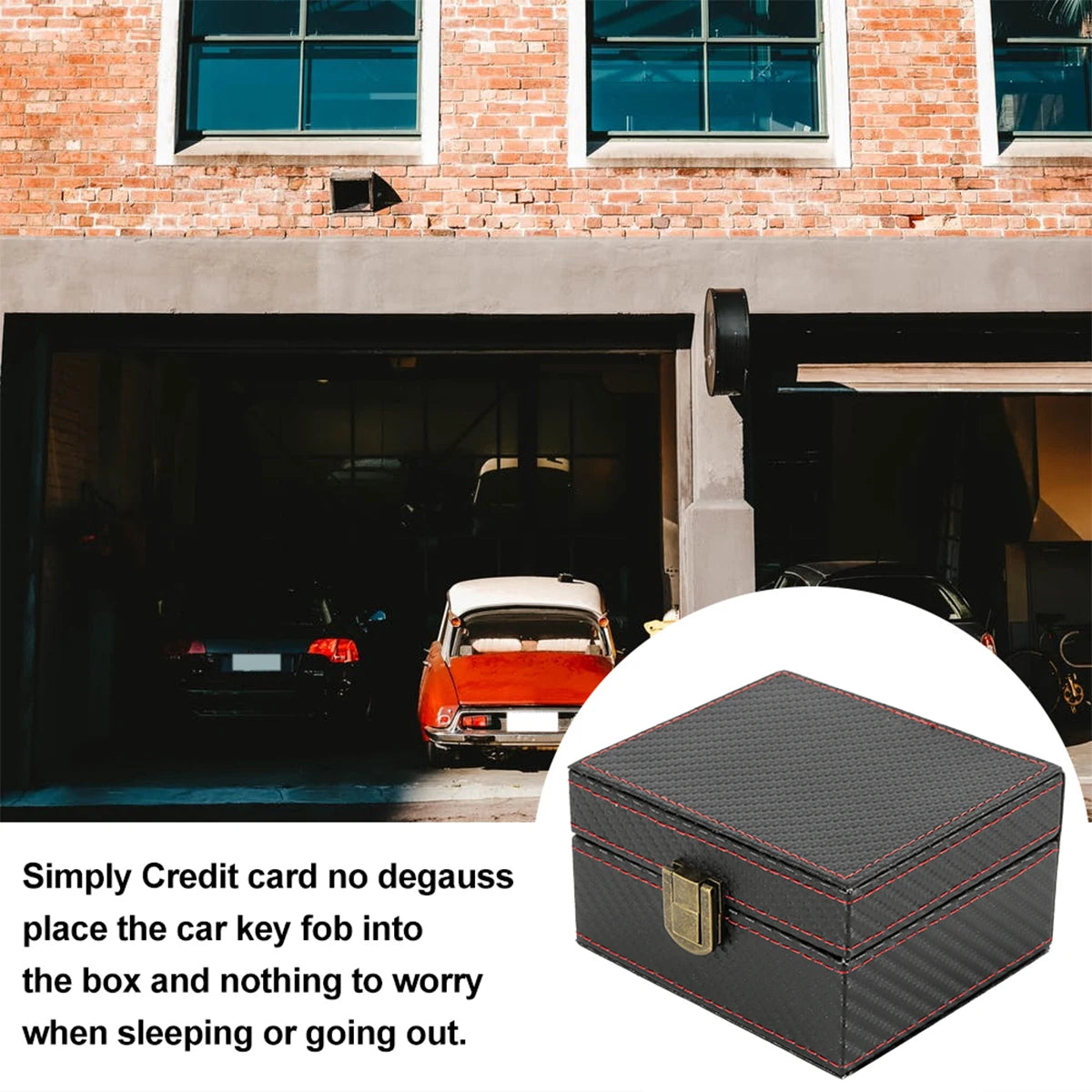Signal Blocker Security Box Mobile Phone Storage Box for Bank Phone Card Car Keyless Anti-Theft Faraday Box Shielding Security Zpaxo