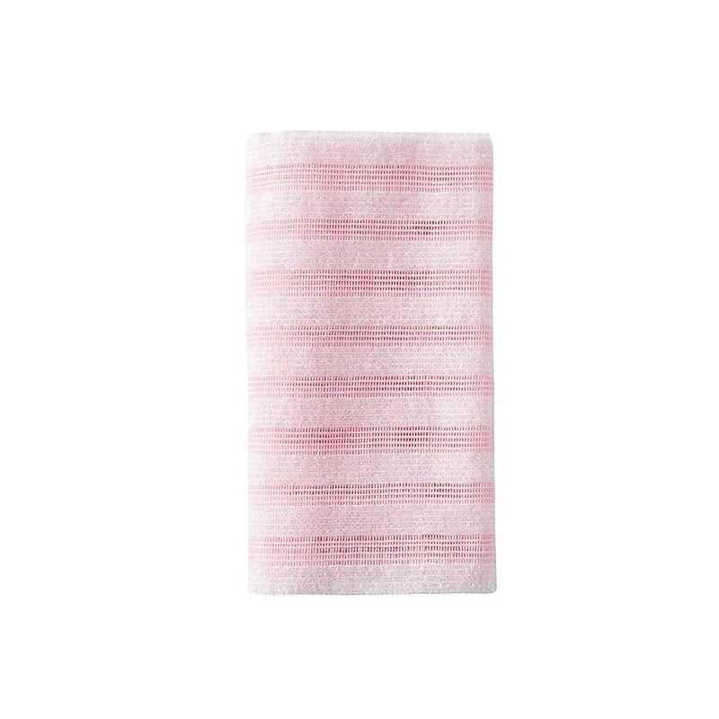 Japanese Rubbing Washcloth Bath Nylon Towel Brush for Back Towels Exfoliating Scrub Shower Sponge Body Bathroom Accessories Zpaxo pink