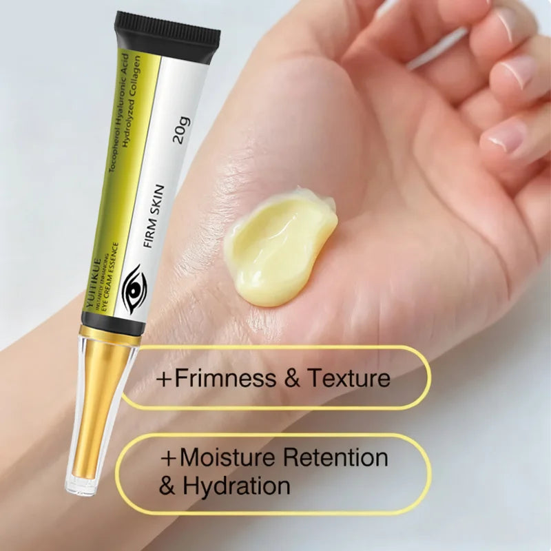 YUITIKUE Instant Firm Eye Cream – Hyaluronic Acid & Collagen Eye Cream Zpaxo