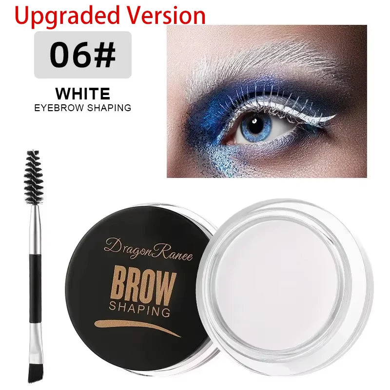 Matte Eyeliner Eyebrow Cream Gel Waterproof Long Lasting Contouring Zpaxo 06-Upgraded Version