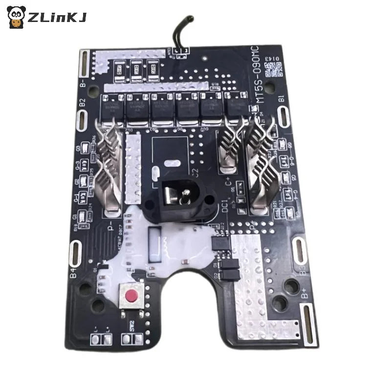 6MOS 21V 18650 Side Lights Protection Board Temperature Control Angle Zpaxo