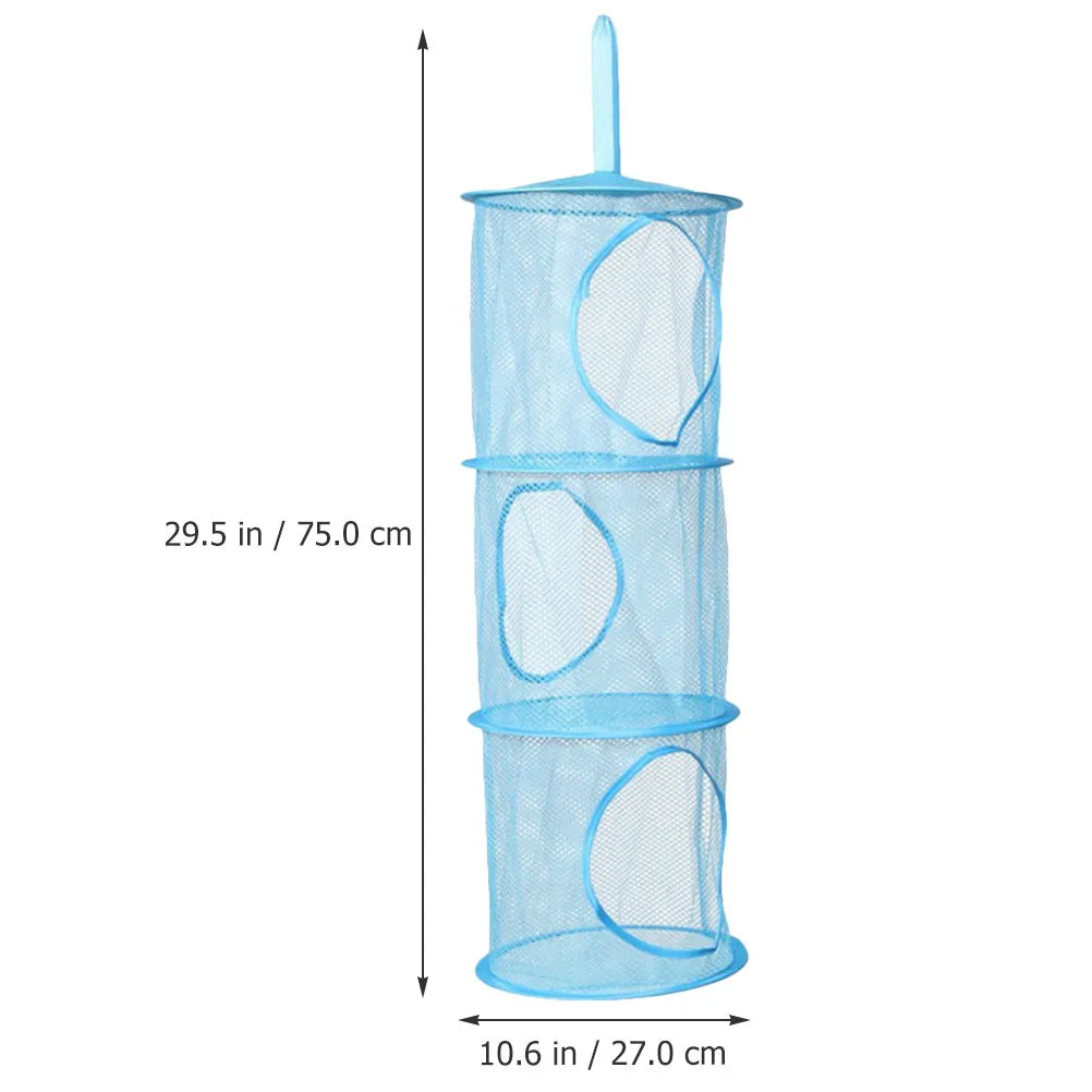 Hanging Storage Bag Mesh Multi-layer Organizer Large Capacity