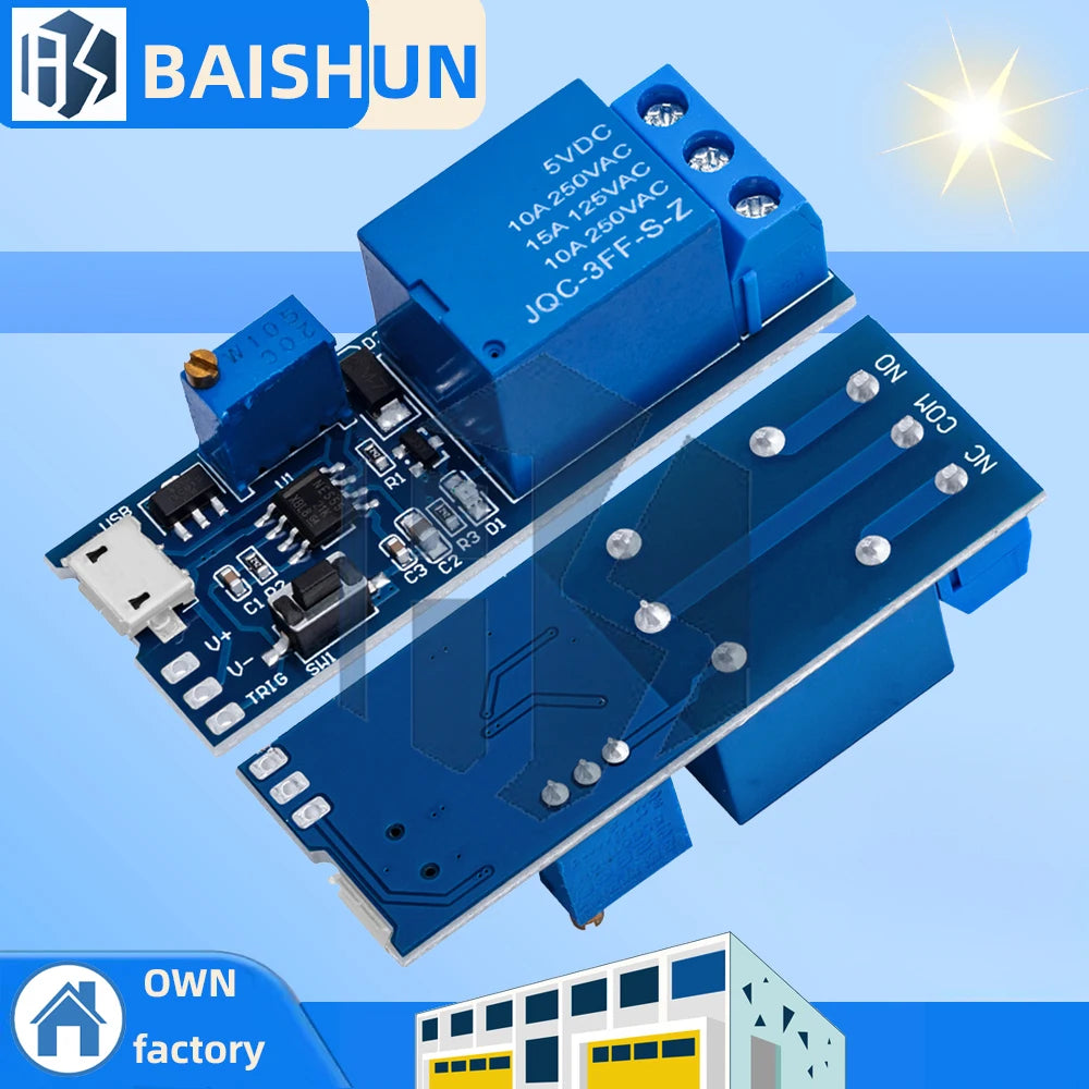 Arduino-compatible DC 5-30V Time Delay Relay Module Off Trigger Timer Zpaxo