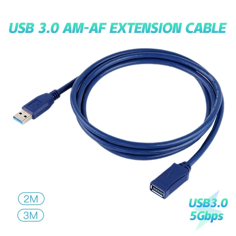 USB 3 0 Extension Cable Male Female M F Cord Adapter Speed Data Zpaxo