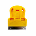Handy Plastic Scraper Steel Blade One-sided Car Sticker Remover Zpaxo yellow