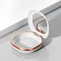 Mirror Braces Box Cleaning Soak Orthodontic Retainer Case Draining Zpaxo White