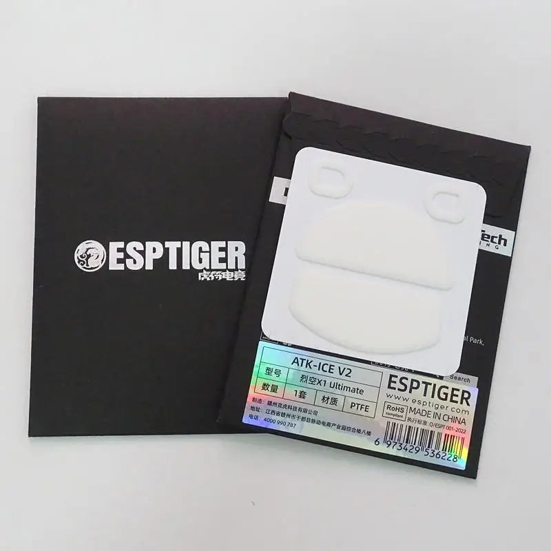 652F Esportstiger Mouse Skates Glides Feet Pad Sticker ATK Round Zpaxo