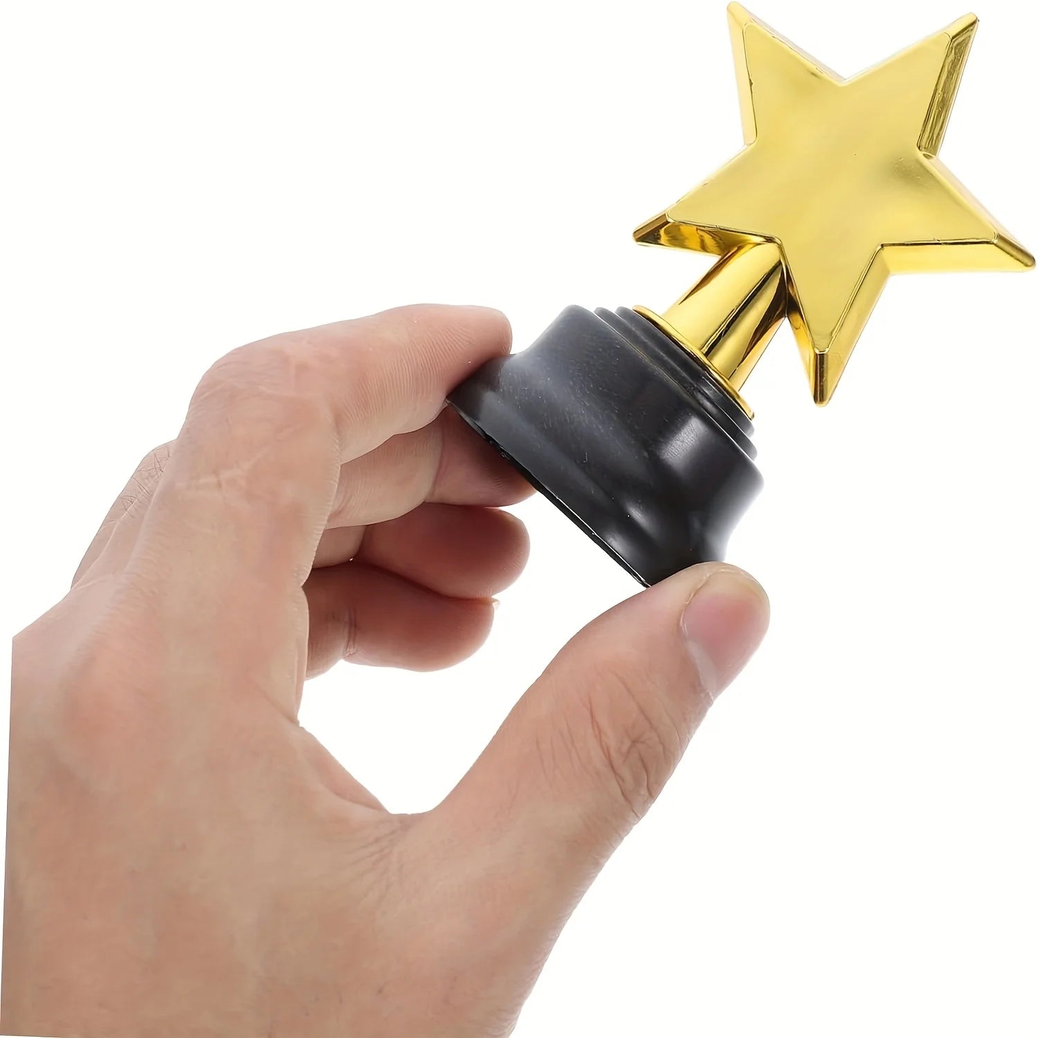 Star Trophy Awards Gold Five-pointed Trophies Large Base Students