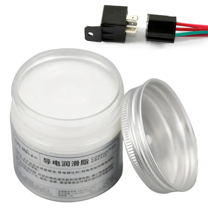 Electric Contact Grease 100g Conductive Paste Electricity Compound Grease For Low Resistance Value For Household Appliances Zpaxo Default Title