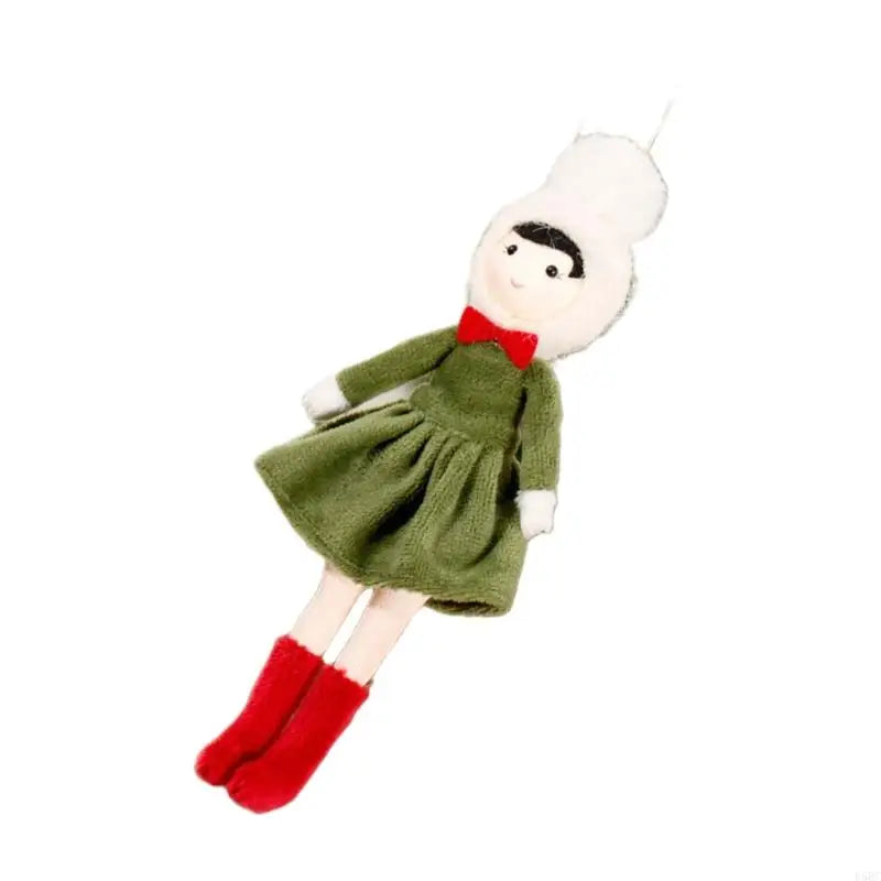 Handmade Fabric Nordic Girl Doll Ornament Door Window Holiday