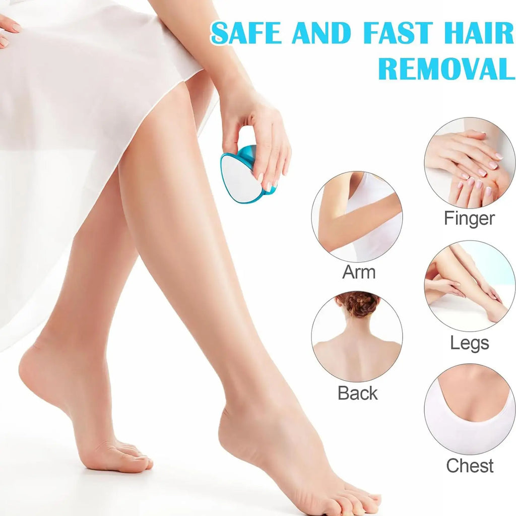 Crystal Hair Eraser – Nano Glass Painless Hair Remover Tool Hair Removal Tool Zpaxo