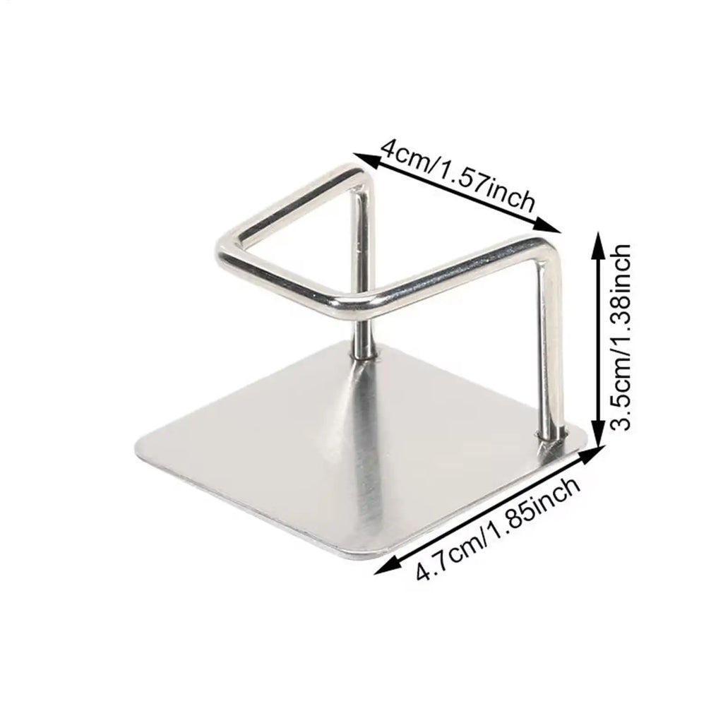 Scale Holder Wall Mount 8 Vertical Adhesive Storage Rack Weight