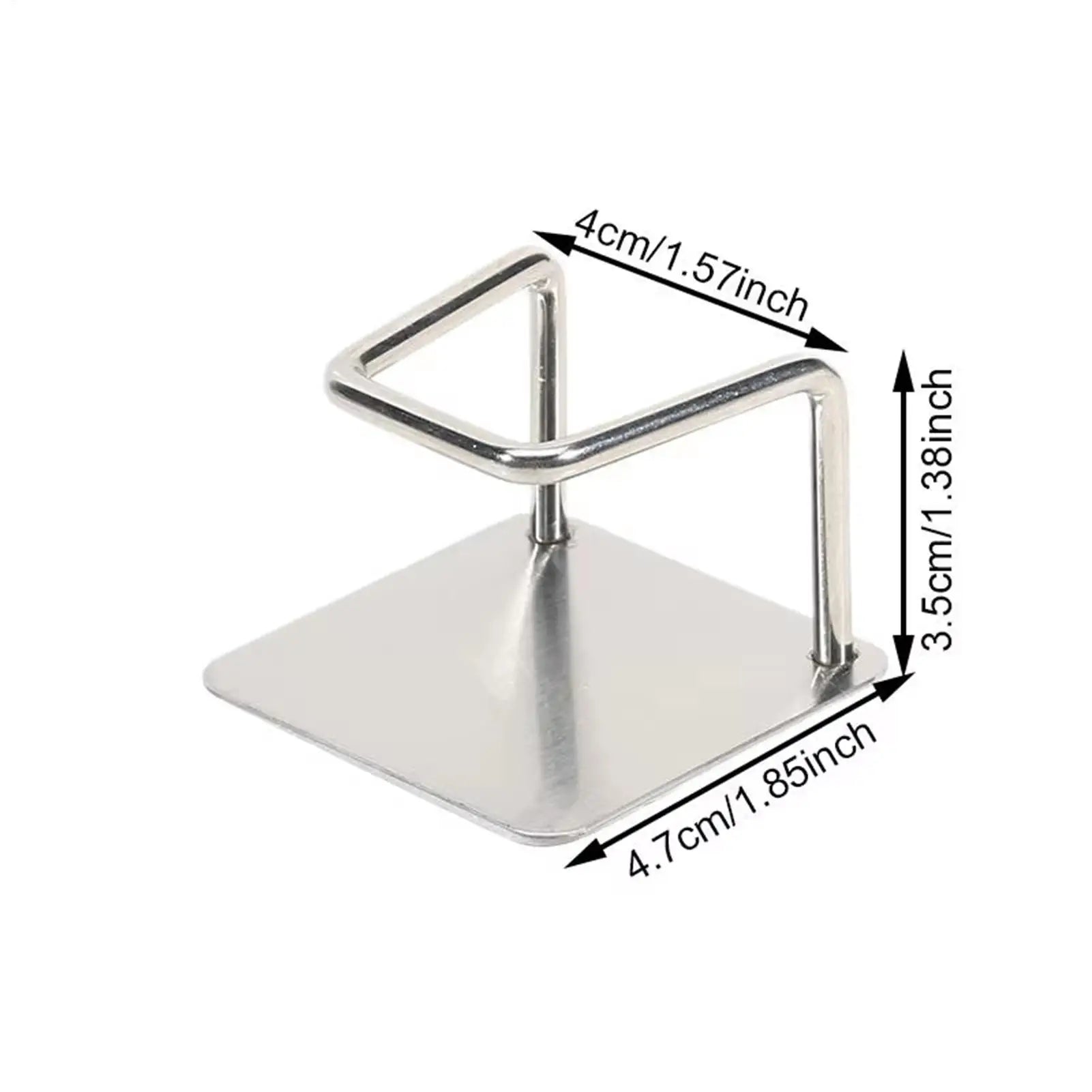 Scale Holder Wall Mount 8 Vertical Adhesive Storage Rack Weight