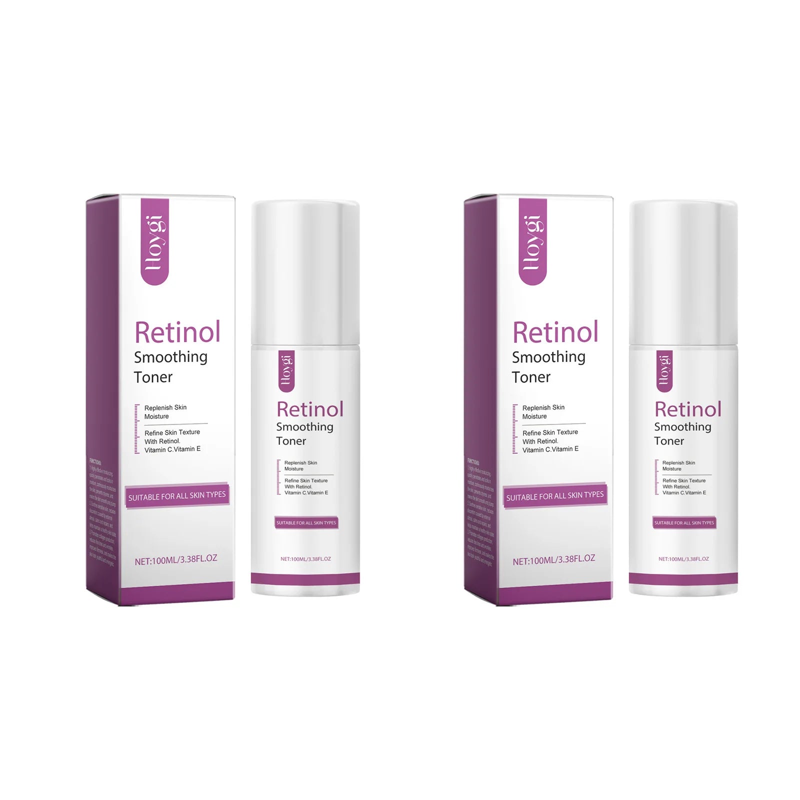 100ml Retinol Hydrating Toner Firming Lifting Fade Fine Lines Improves Dullness Brightening Smoothing Deep Nourishing Skin Care Zpaxo 2Pcs