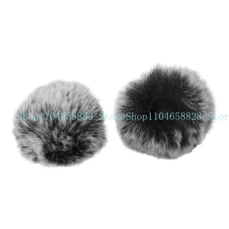 Windscreen Furry Windscreen Mic Cover Microphone Cover Muff Windscreen Cover Replacement for K10 Lavalier Microphone Zpaxo