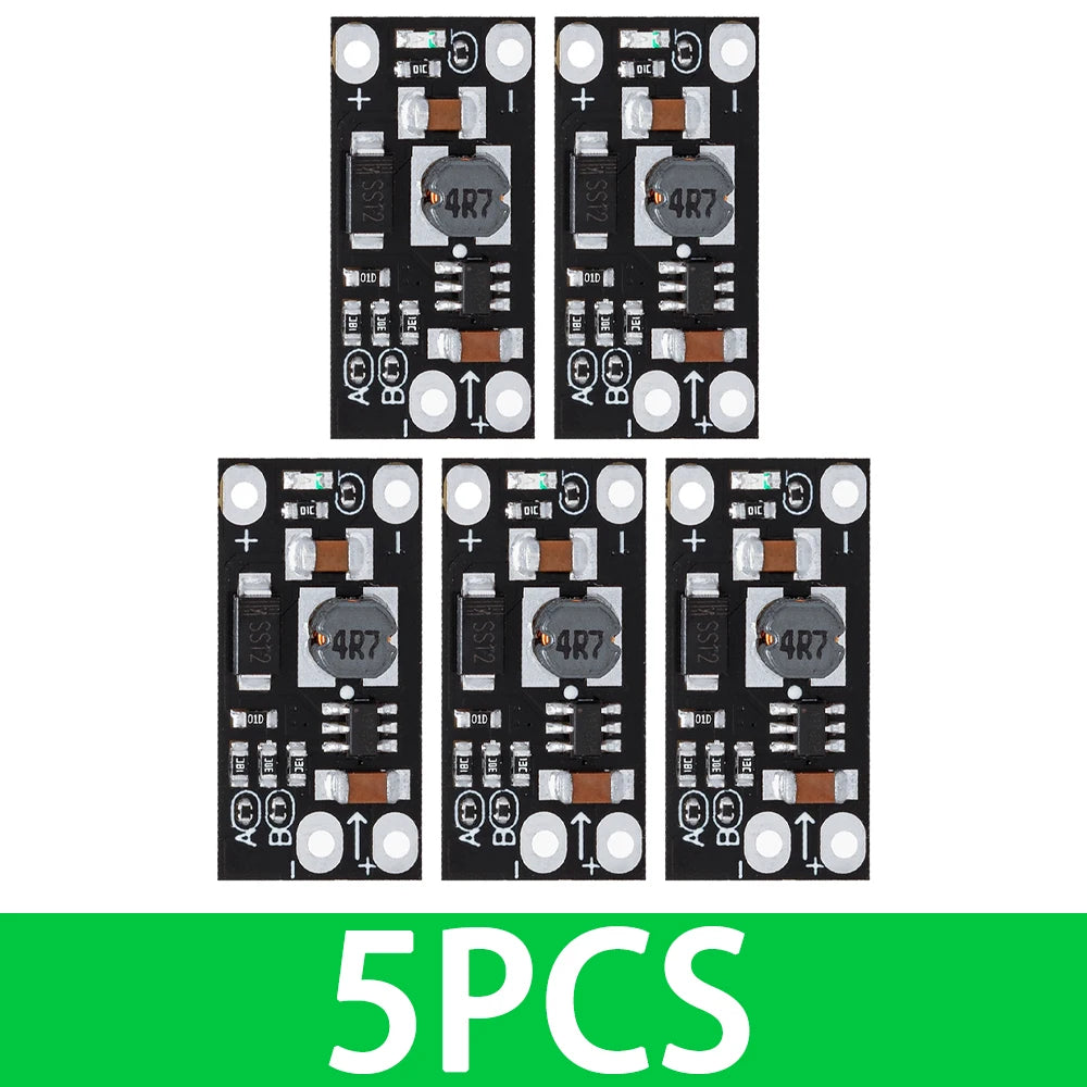 1 5 Newest Multi-function Mini Boost Module Step Up Board 5V 8V 9V Zpaxo 5PCS