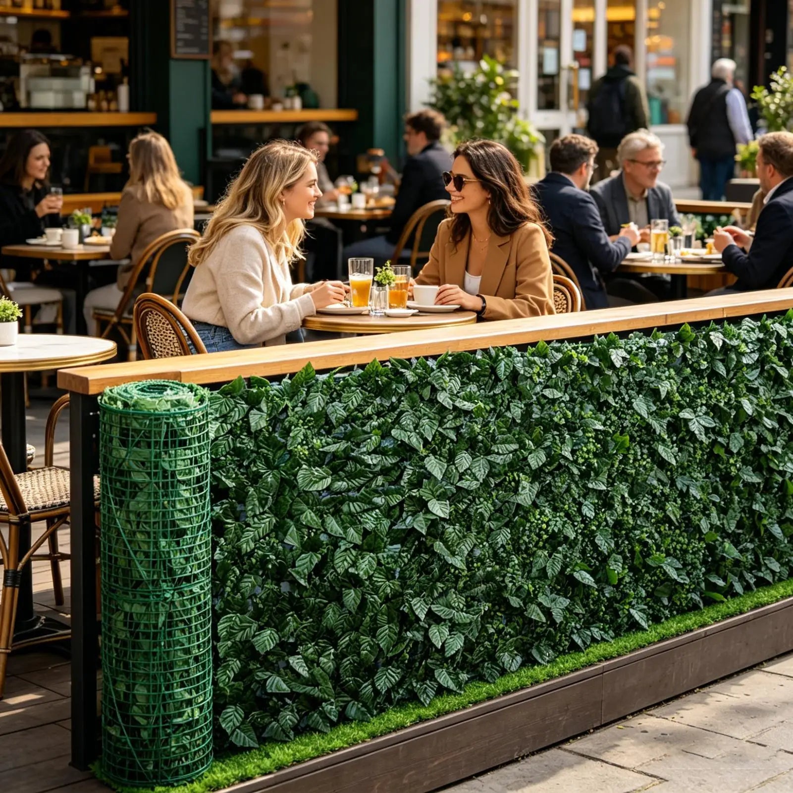 Outdoor Privacy Screen Realistic Decorative 19x118 Inch Artificial