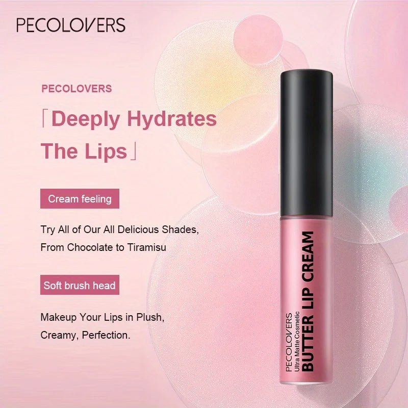 Long Lasting Butter Lip Gloss Lip Balm Liquid Lipstick Waterproof Lipstick Cosmetics Makeup Lipgloss for Women Girls Zpaxo