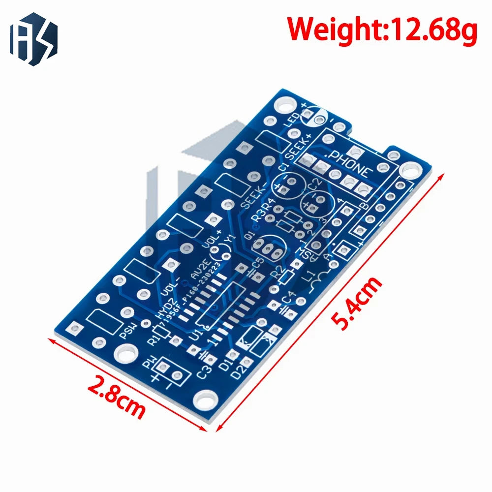 RDA5807 Stereo FM Radio Receiver Module 76-108MHz DC 1 8V-3 6V DIY PCB Zpaxo