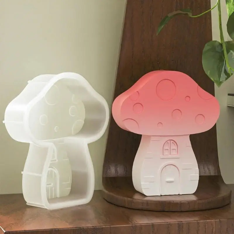 Mushroom House Silicone Molds Making Soap Gypsum Decoration Epoxy