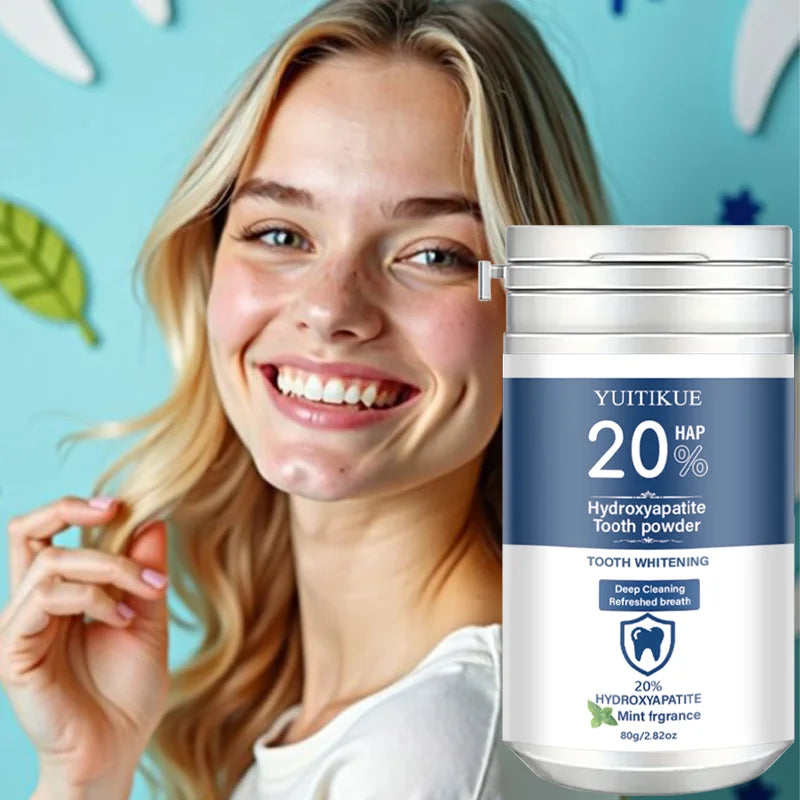 Hydroxyapatite Tooth Powder – Mint Whitening & Deep Cleansing Whitening Tooth Powder Zpaxo